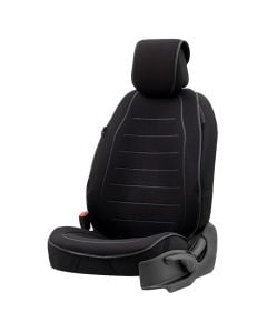 Seat cover, Lacoste, ACTL-101, black color, 1 piece