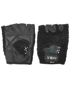Gym gloves, Amila, size XL, with protective layer and mesh structure