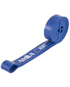 Llastik rezistence per ushtrime fitnesi, Amila, Loop Band, Heavy, W3.15 cm, 104 cm, 26 kg, blu
