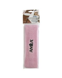 Forehead towel bandage, Amila, pink color
