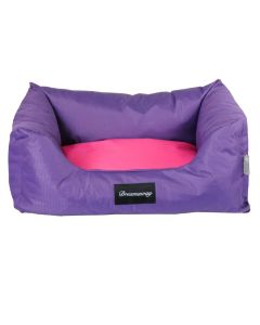 Bed for animals, Fabotex, Boston, 80 x 62 x 22 cm, purple color