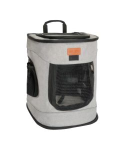 Animal transport bag, Camon, 34 x 30 x 42 cm, 6 kg, mesh textile, gray color