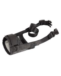 Maske mbrojtese per qen, Camon, XL, ( Schnauzer gigante, Labrador, Golden Retriever, Pastore Tedesco ), tekstil, ngjyra e zeze