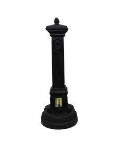 Cast iron garden kettle, H100 cm, 43 x 37 cm, 44 kg, 1/2" tap