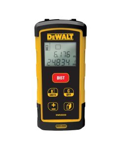 Laser meter, DeWalt, DW03050-XJ, 50 m, +/- 1.5 mm / 10 m, linear meter, surface, volume, 3000 measurements per battery