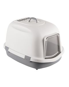 Closed toilet for cats, Stefanplast, with short base, 55x71x46,5h cm