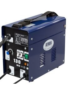 Saldatrice MIG, ATROX, 120 A, 0.9 mm, 3.5 kVA, 100% (45 A), 60% ( 55 A), 15 % (100 A)