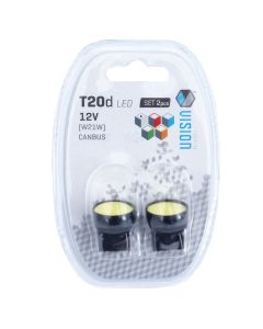 Llampa Led Canbus Cm-58955 1Xcob Led W21W 12V White 2Cp