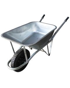 Wheelbarrow with capacity 80L/160 kg, galvanized steel