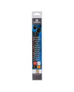 Baker-Silver electrode for gas welding, Kemper, 55% Silver, 58% Baker, 36.7% Zinc, d1.5 mm, 6 pieces