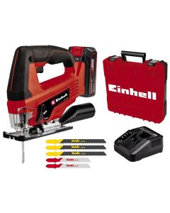 Sharre sege me bateri, Einhell, TC-JS 18 Li (1x2,5 Ah), max 70 mm dru