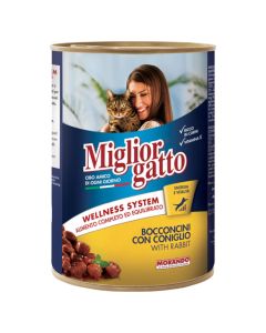 Cat food, Miglior Gatto, 405gr, with rabbit meat
