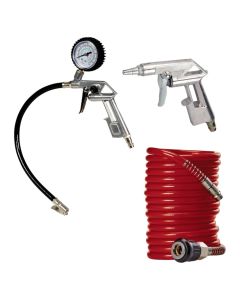 Pneumatic tool set, Einhell, Tire inflation gun+air gun+5m tube