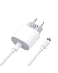 Karikues + fishë, PZX, P43, 20 W, fishë USB - Lightning