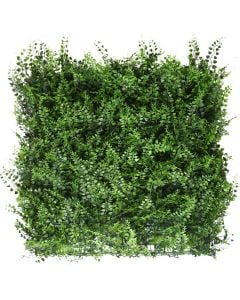 Artificial leaf fence, Giardino Verde, Fern, 50x50 cm, 630 gr/m², 400 leaves/m², green color with shades
