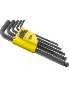 Set me celesa hekzagonal, Stanley, 9 pc, koke e rrumbullaket