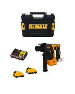 SDS-Plus Cordless Drill, DeWalt, 12V XR, 2x3.0 Ah, 1.1J, 910RPM