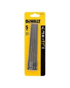 Long screwdriver bits, DeWalt, 156 mm, 5 pcs