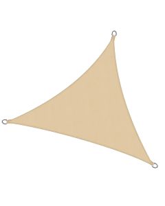 Shade sail, Ambiance, 3.6x3.6x3.6 m, 170 g/m², polyester, beige