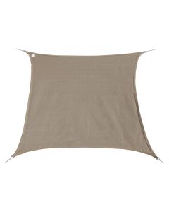 Shade sail, Ambiance, 3.6x3.6x3.6 m, 160 g/m², polyester, grey