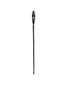 Pishtar bambu me ndricim, ProGarden, Ø6cm x H123cm, ngjyra e zeze
