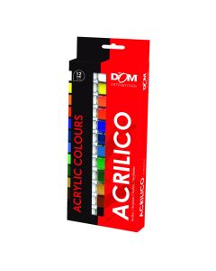 Set me bojra akrilike, Dom, 12ml, 12pc