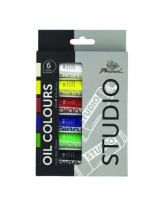 Oil paint set, Dom, 22ml, 6pc, mixed colors