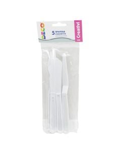 Set me spatula per skulpture, Dom, akrilike, 20cm, 5pc