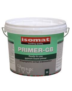 Primer, Isomat, Primer-GB, 3lt, white, 2-6 m²/lit, ready for use, 1 hour drying