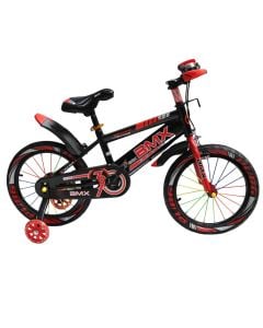 Children's bicycle, BMX, 16", black with red color