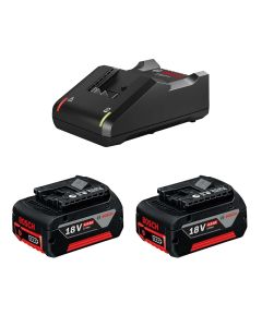 Set of 2 batteries, Bosch, 18V, 4.0Ah, Li-Ion
