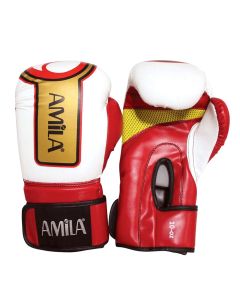 Boxing gloves, Amila, 10 OZ, red and white color