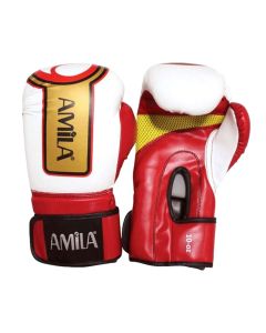 Boxing gloves, Amila, 12 OZ, red and white color