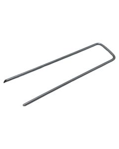 U-shaped fixing for nets, 130x30mm, galvanized steel material