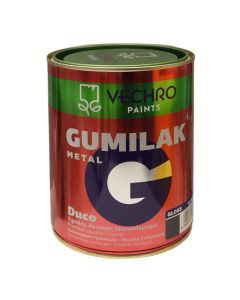 Bojë për metal, Vechro Gumilak, 750ml, gri 652, 14-16 m²/lt, 2-3 orë tharje