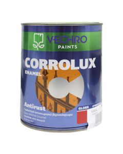 Bojë antirruxho, Corrolux Enamel, 750ml, ngjyrë e kuqe 618, 15-17 m²/lt, 1-3 orë tharje