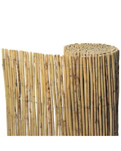 Decorative bamboo fence, Giardino Verde, 200 x 300 cm, Ø 3 mm, natural color