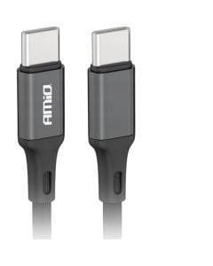 Amio charging plug, AM-03902, Type C - Type C, 60W, 100 cm