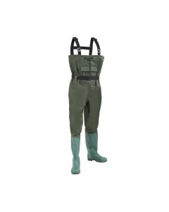Fishing boots, PVC, size 42, green color