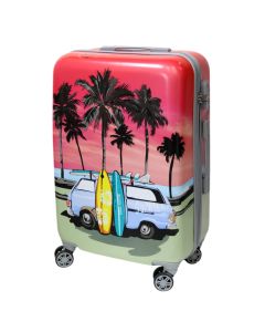Valixhe udhëtimi, ProWorld, ABS, 24", W23 x D38 x H58 cm, ngjyra portokalli, me dizenjo