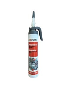 Silicone adhesive for motorcycles, Wurth, 200 ml, black