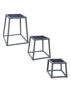 Power Box fitnesi, Amila, 3 kuti, 38x33x31 cm, 45x35x46 cm, 53x38x61 cm, metalike