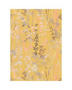 Letër muri, Erismann, Casual chic, 10.05 x 0.53 m, ngjyrë e verdhë, motive florale, 10258-03