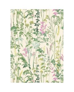 Letër muri, Erismann, Casual chic, 10.05 x 0.53 m, ngjyrë jeshile, motive florale, 10258-05