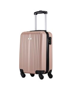 Valixhe udhëtimi, Slazenger, ABS, 18", W22 x D35 x H52 cm, ngjyra rozë gold
