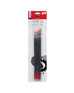 Set me penel për pikturë, Seurat, 20 cm, 6 copë, bisht druri