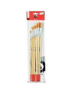 Set me penel për pikturë, Seurat, 31 cm, 8 copë, bisht druri