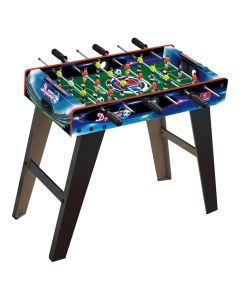 Lojë tavoline futbolli, 69x37x65 cm, strukturë druri