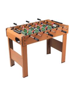 Lojë tavoline futbolli, 51x31x25 cm, strukturë druri