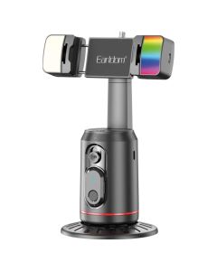 Shkop teleskopik për selfie, Earldom, ZP32, dritë RGB, BT 5.2, 360° e rrotullueshme